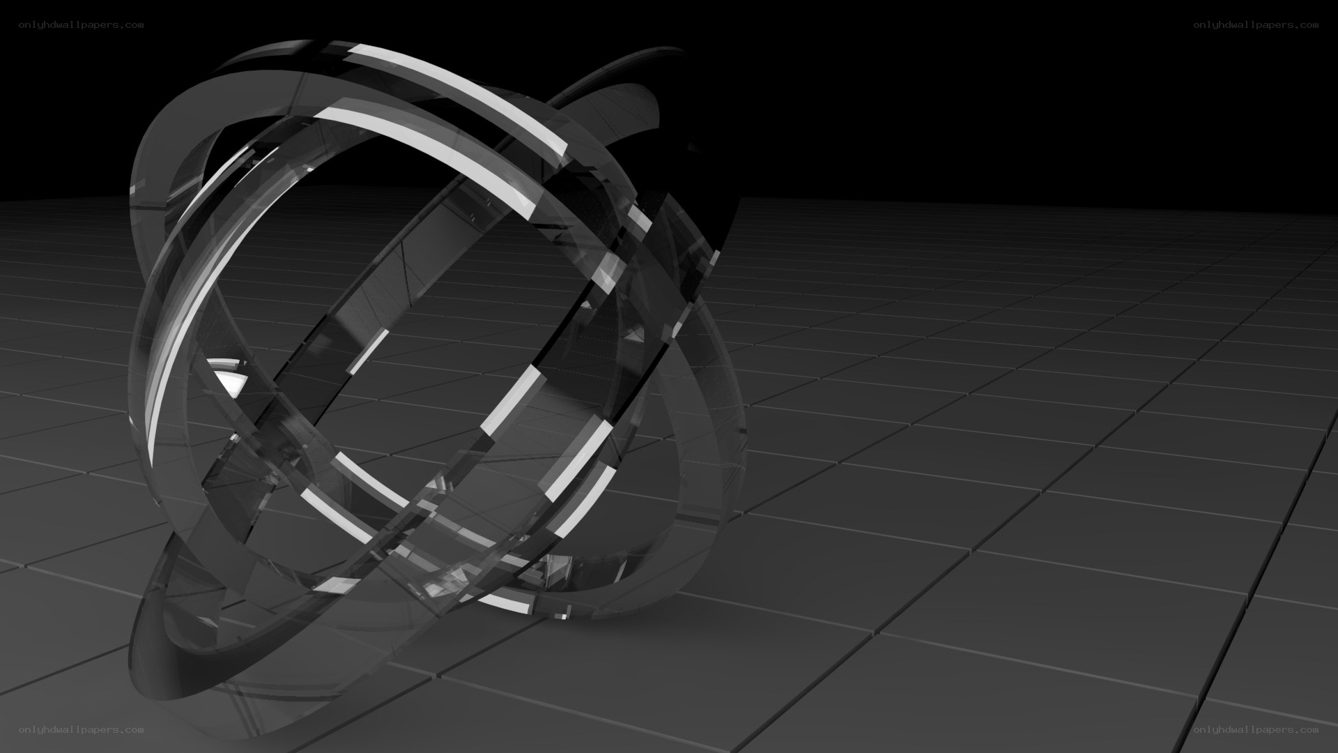 abstract geometric ring structure