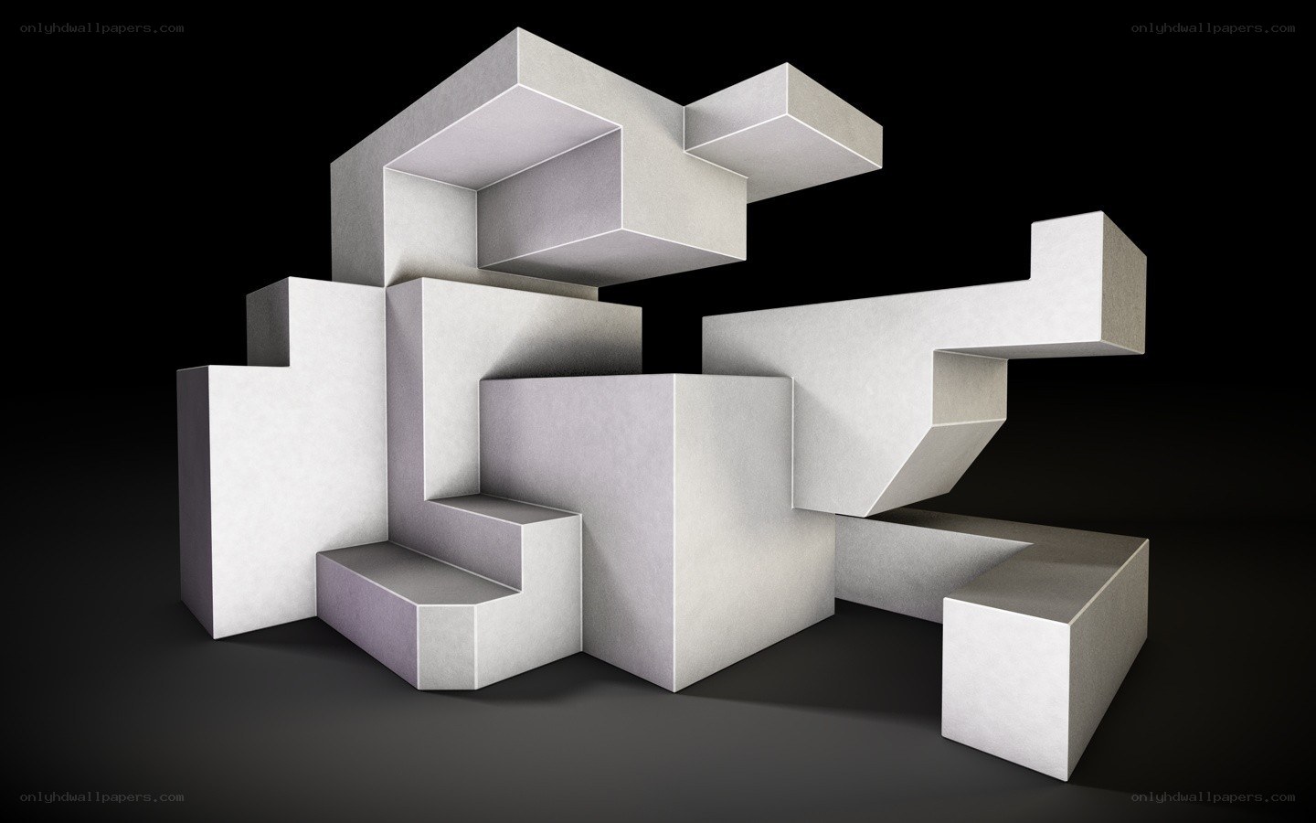 Abstract geometric sculpture