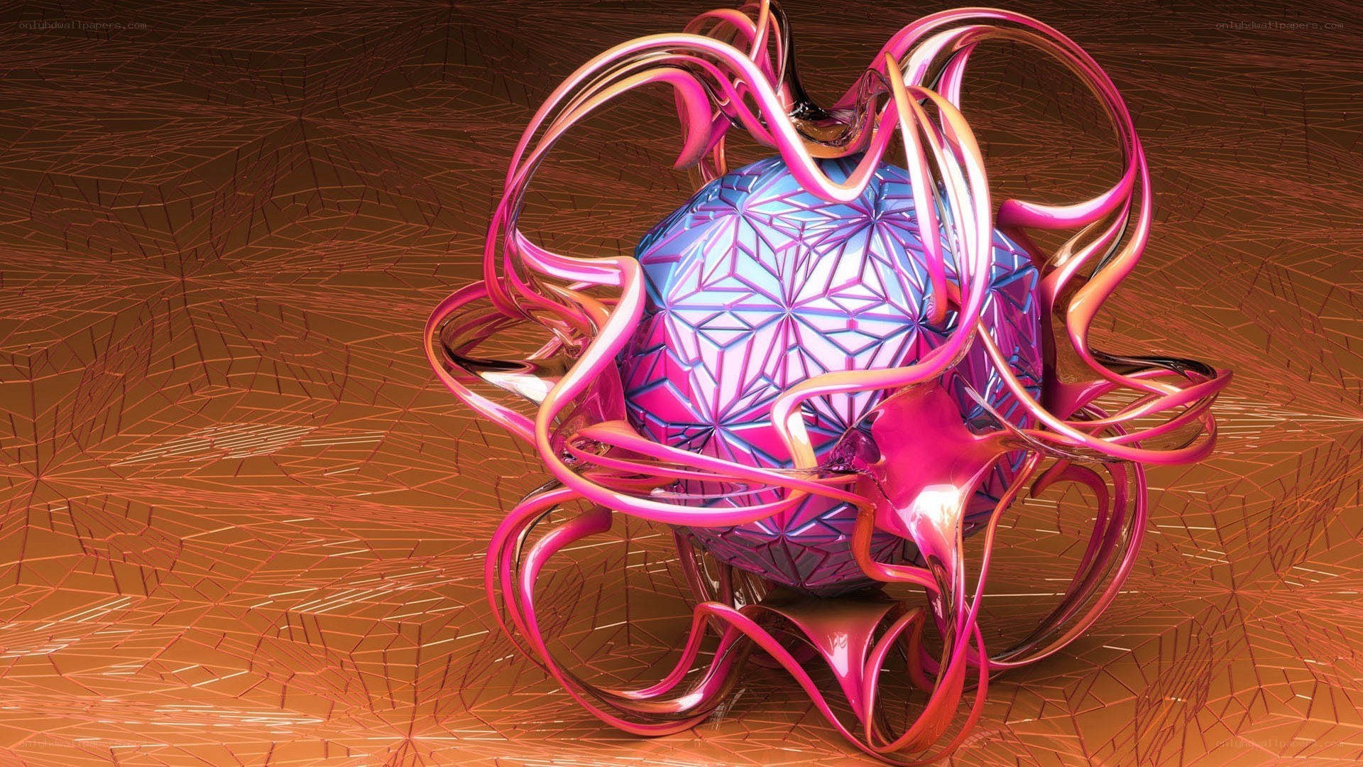 Abstract geometric sculpture