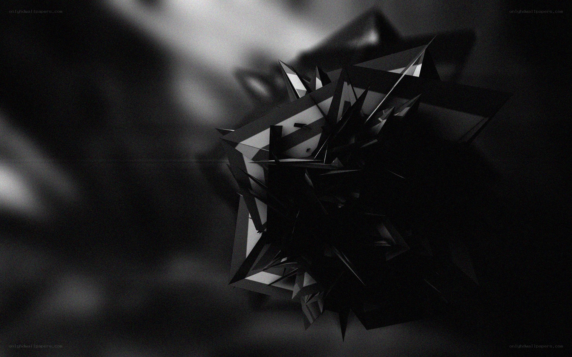 abstract geometric sculpture