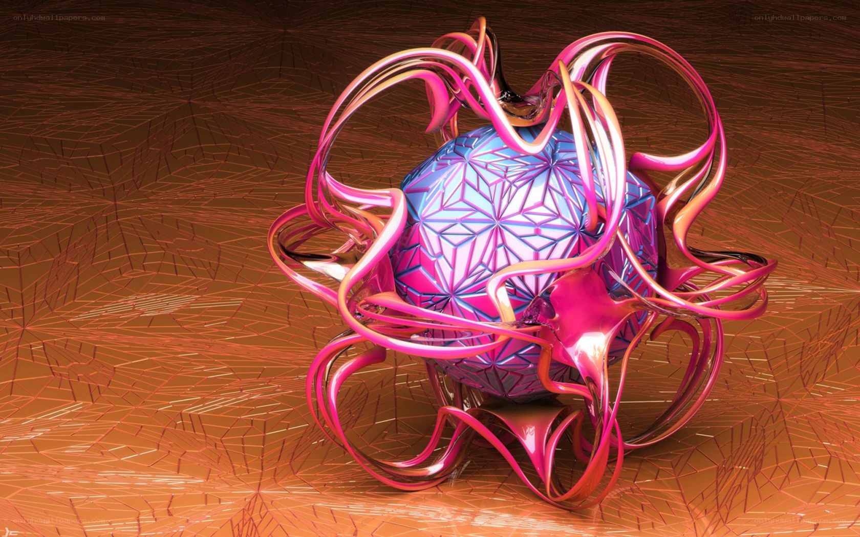 Abstract geometric sculpture