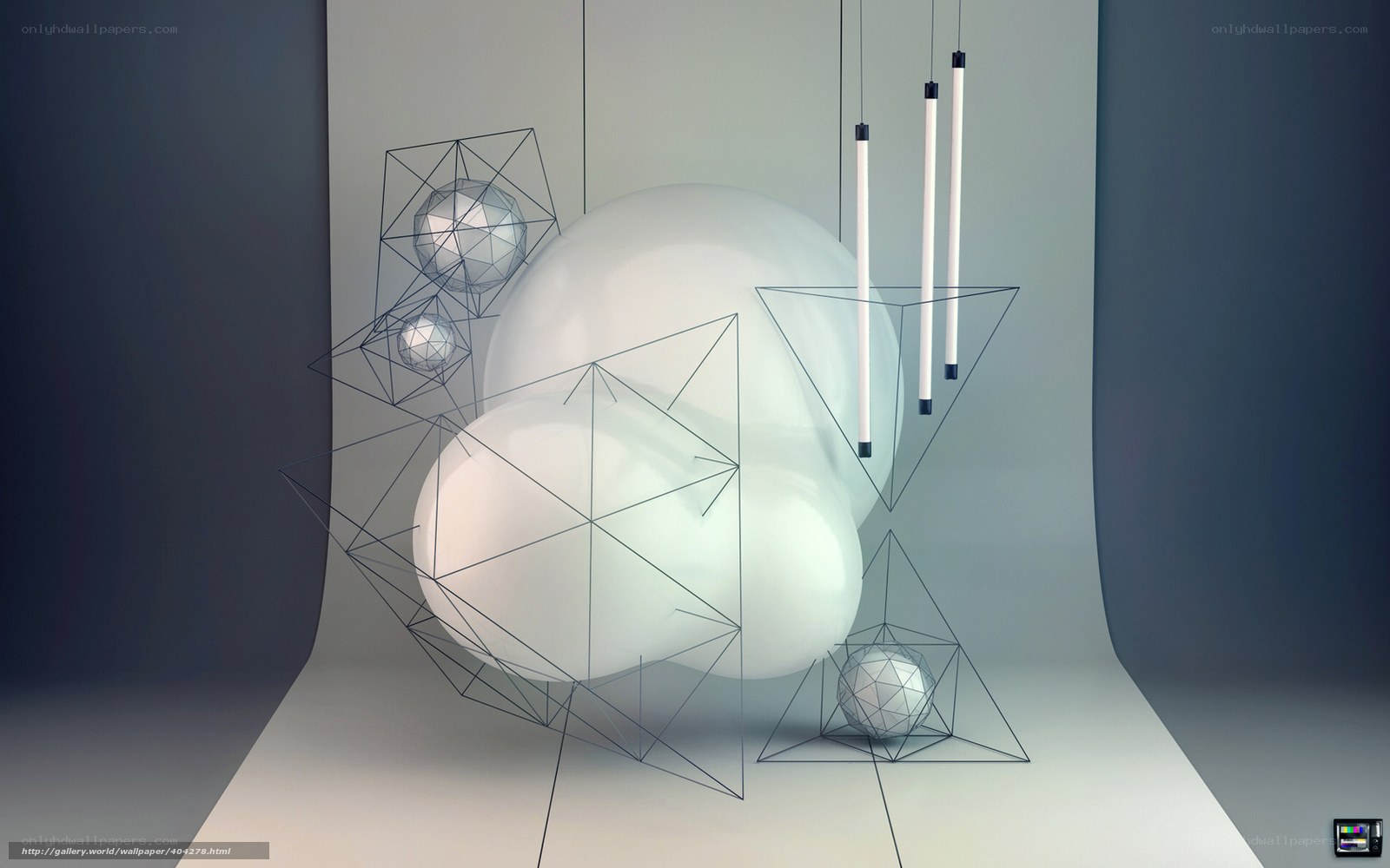 abstract geometric sculpture