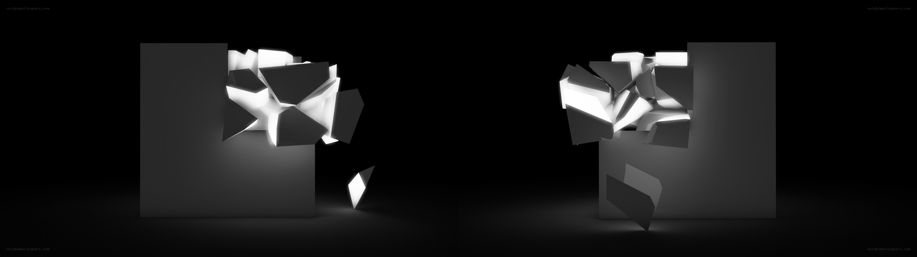 Abstract geometric sculpture