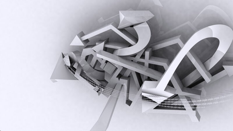 Abstract geometric sculpture