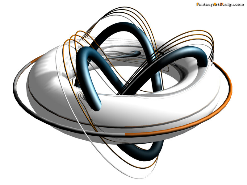 Abstract Geometric Sculpture — White
