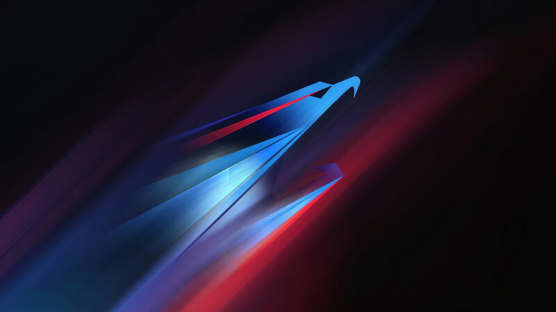 Abstract Geometric Shape — Blue, Dynamic