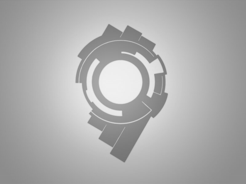 Abstract Geometric Shape — Gray