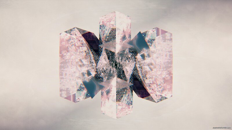 Abstract Geometric Shape — White, Dreamy