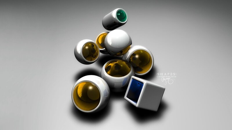 abstract geometric shapes art