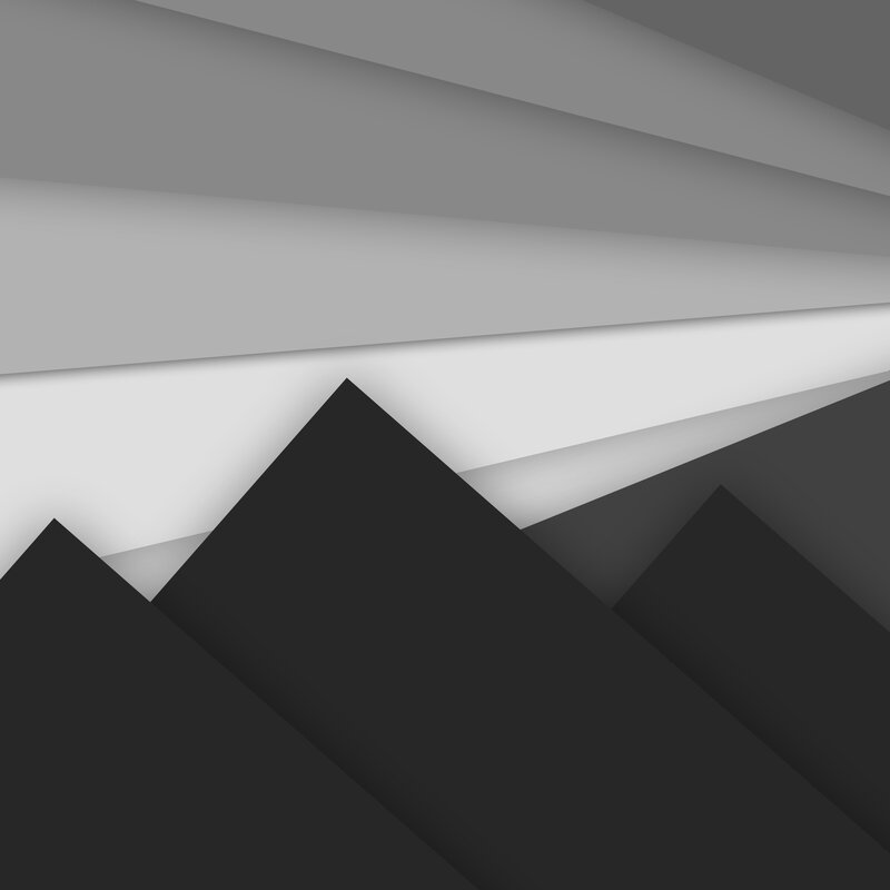 Abstract Geometric Shapes — Black, Calm, Minimalist
