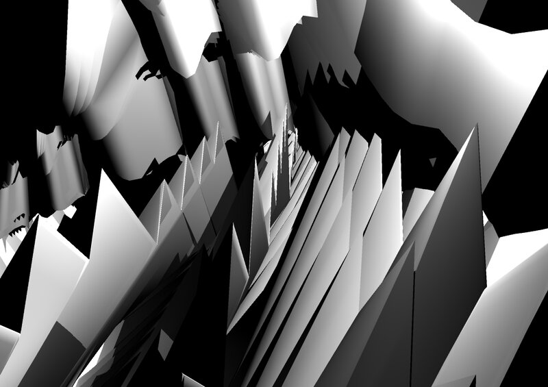 Abstract Geometric Shapes — Black, Dramatic, 3d Render, Shadows