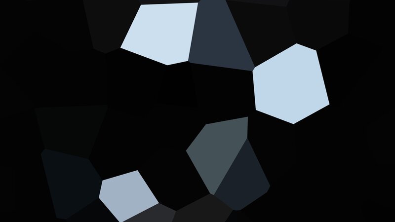 Abstract Geometric Shapes — Black, Minimalist, Polygons