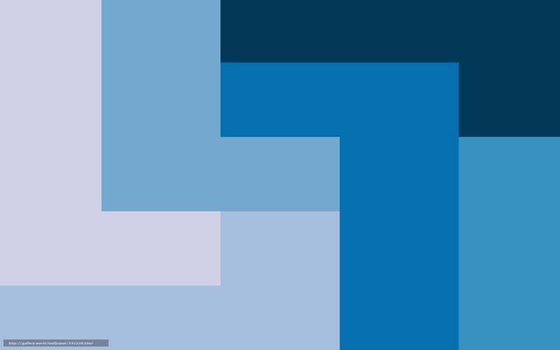 Abstract Geometric Shapes — Blue, Calm, Blocks