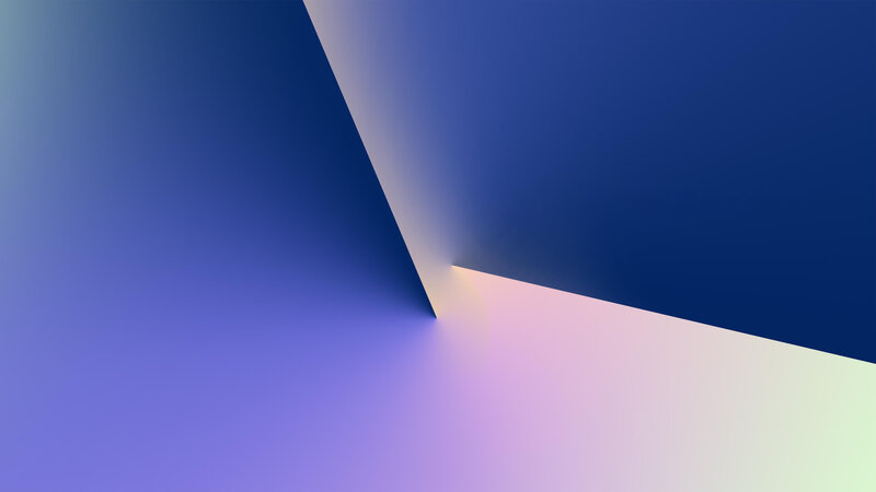 Abstract Geometric Shapes — Blue, Calm, Light
