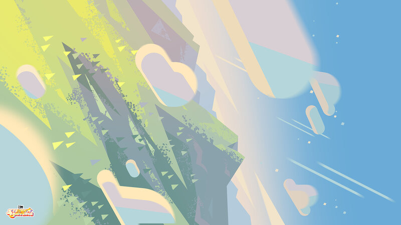 Abstract Geometric Shapes — Blue, Dreamy