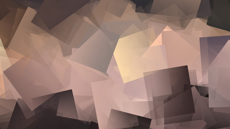 Abstract Geometric Shapes — Brown, Calm, Overlapping