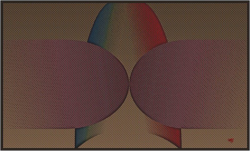 Abstract Geometric Shapes — Brown