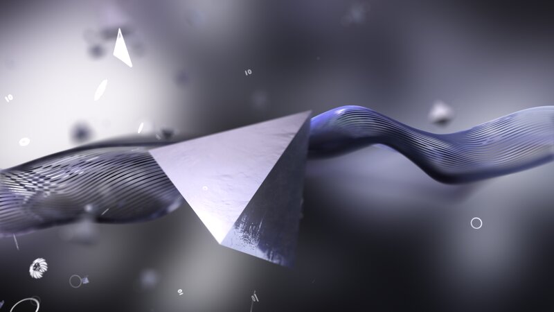 Abstract Geometric Shapes — Gray, Calm, 3d Render