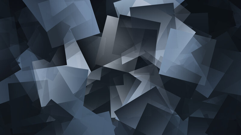 Abstract Geometric Shapes — Gray, Dark, Overlapping