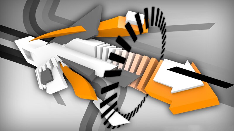Abstract Geometric Shapes — Gray, Dynamic