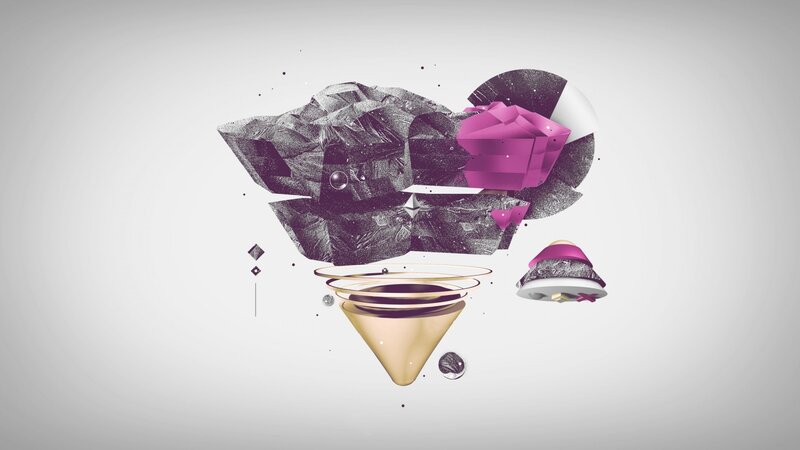 Abstract Geometric Shapes — Gray, Minimalist