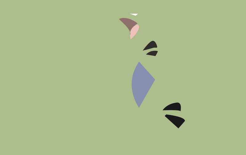 Abstract Geometric Shapes — Green, Calm, Minimalist