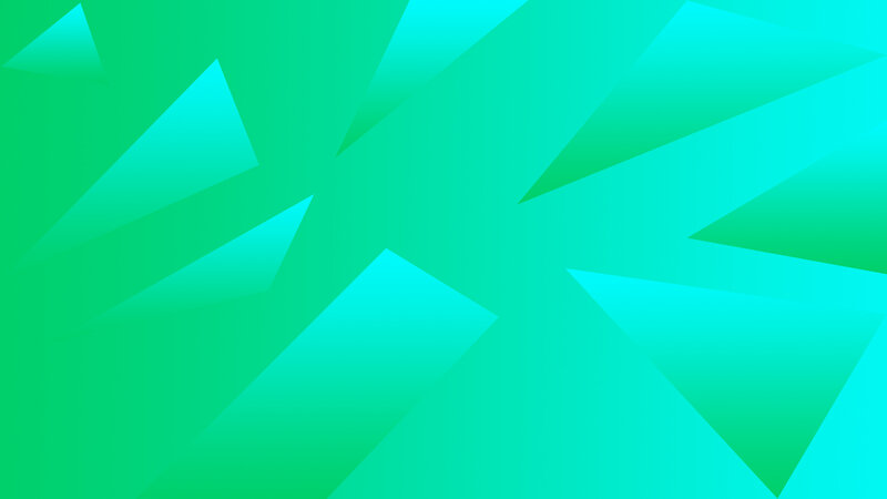 Abstract Geometric Shapes — Green, Calm, Triangles