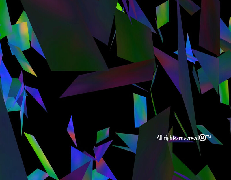 Abstract Geometric Shapes — Green, Dynamic