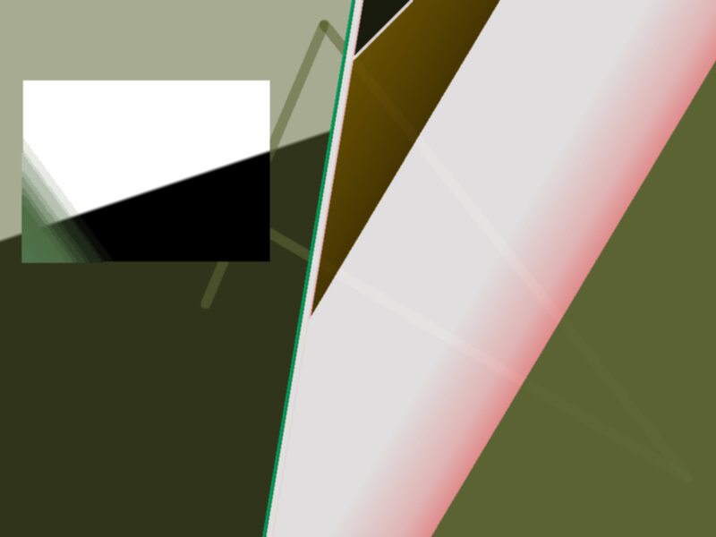 Abstract Geometric Shapes — Green, Neutral