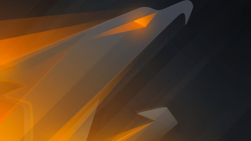 Abstract Geometric Shapes — Orange, Dramatic, Digital Art
