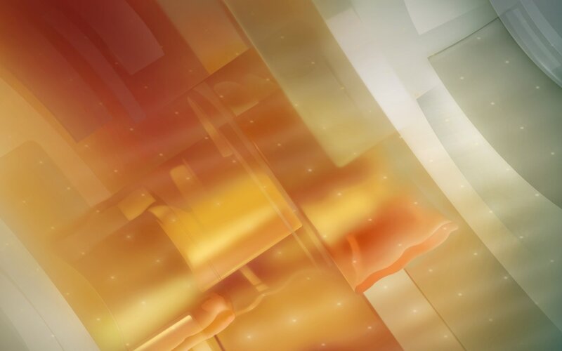 Abstract Geometric Shapes — Orange, Warm, Digital Art, Light