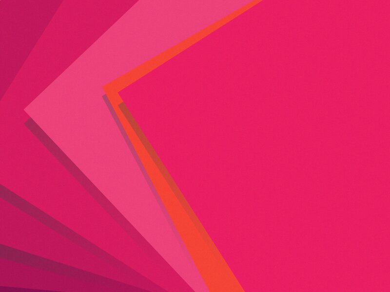 Abstract Geometric Shapes — Pink