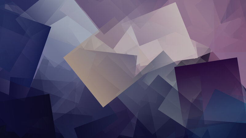 Abstract Geometric Shapes — Purple, Calm, Overlapping