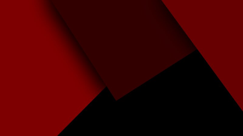 Abstract Geometric Shapes — Red, Dramatic, Black
