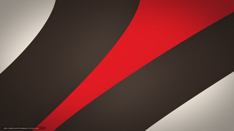 Abstract Geometric Shapes — Red, Minimalist, Red Stripe