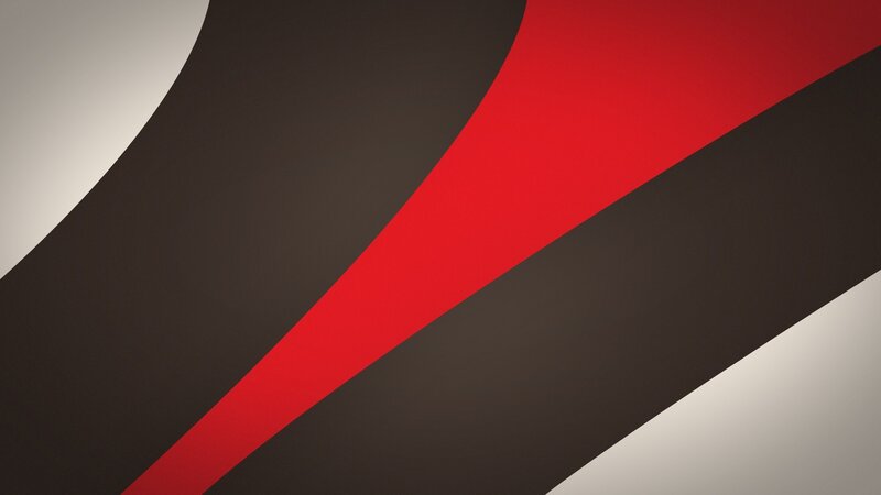 Abstract Geometric Shapes — Red, Minimalist