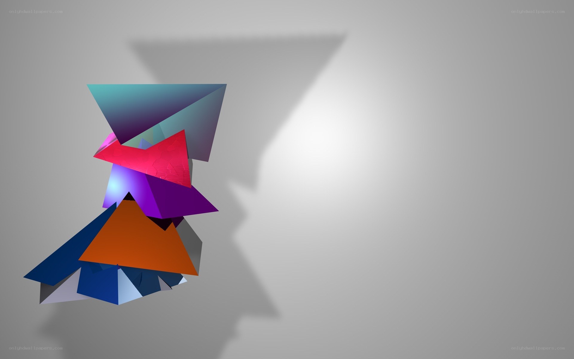 abstract geometric shapes sculpture