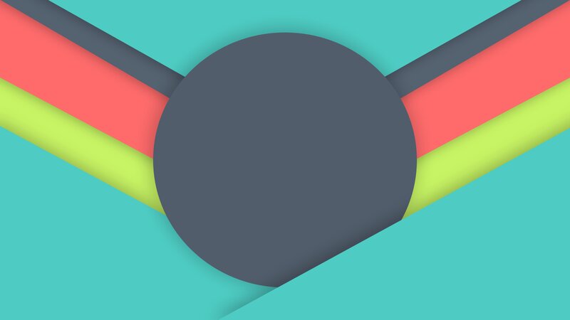 Abstract Geometric Shapes — Teal, Calm, Minimalist