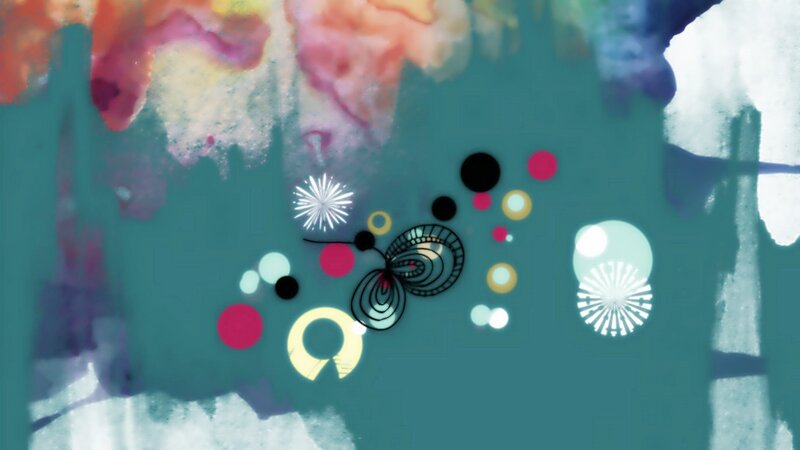 Abstract Geometric Shapes — Teal, Dreamy