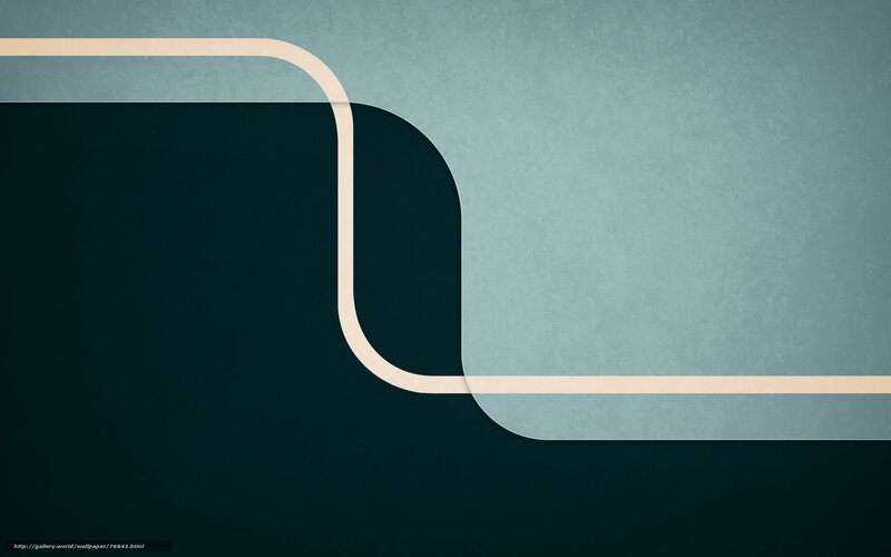 Abstract Geometric Shapes — Teal