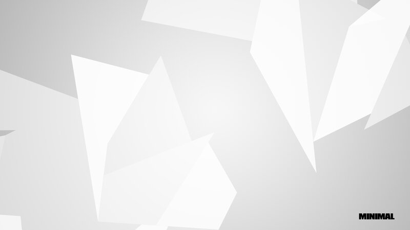 Abstract Geometric Shapes — White, Calm