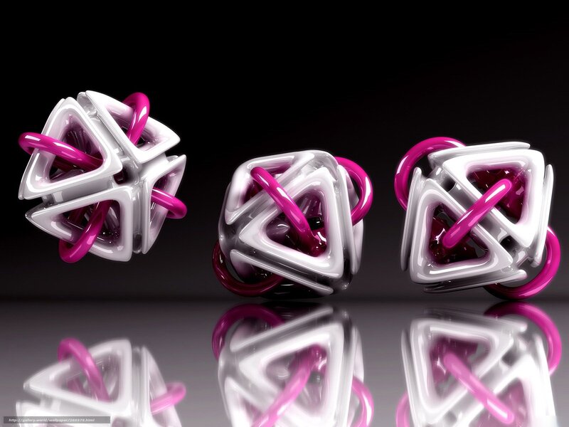 Abstract Geometric Shapes — White, Dramatic, 3d Render