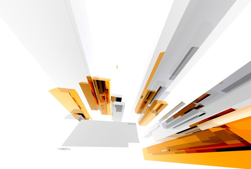 Abstract Geometric Shapes — White, Minimalist, 3d Render
