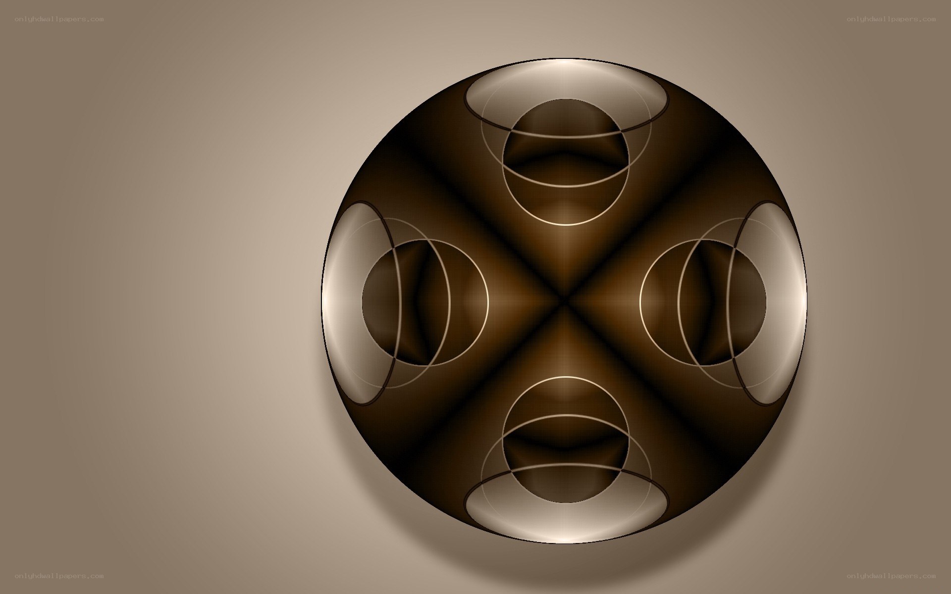 abstract geometric sphere design