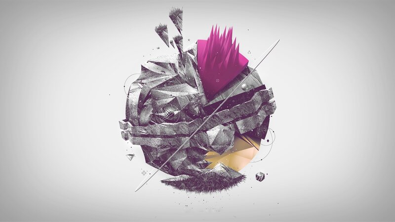 Abstract Geometric Sphere — Gray