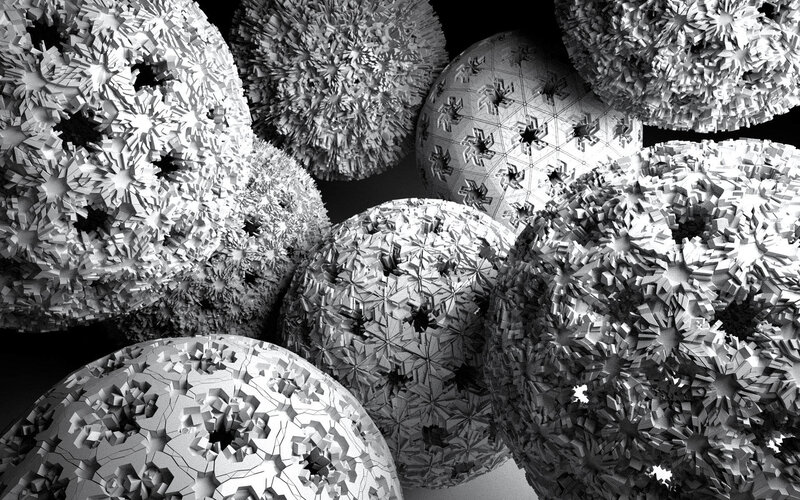 abstract geometric spheres