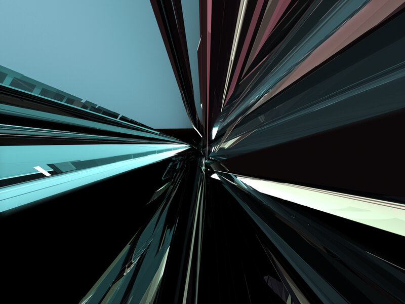Abstract Geometric Structure — Black, Dramatic, 3d Render, Lines
