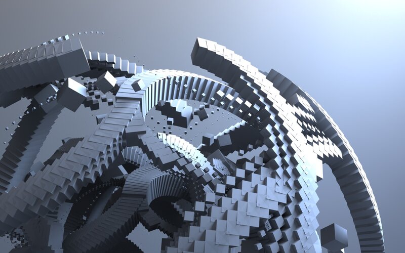 Abstract Geometric Structure — Gray, Neutral