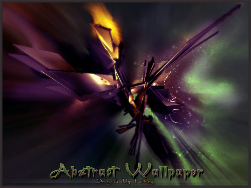 Abstract Geometric Structure — Purple, Dramatic, Digital Art, Light Beams