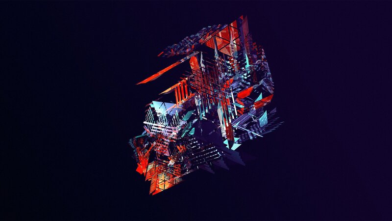 Abstract Geometric Structure — Red